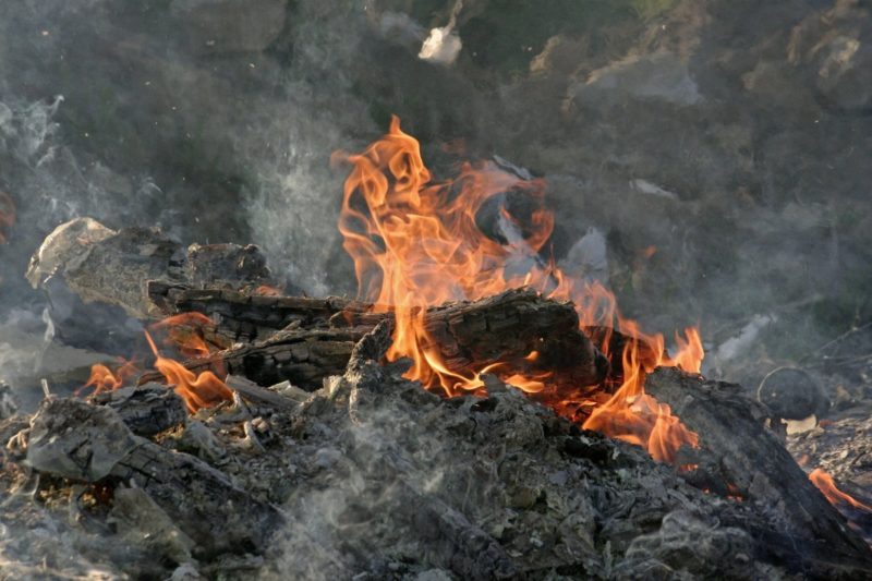 Пожар в Чувашии